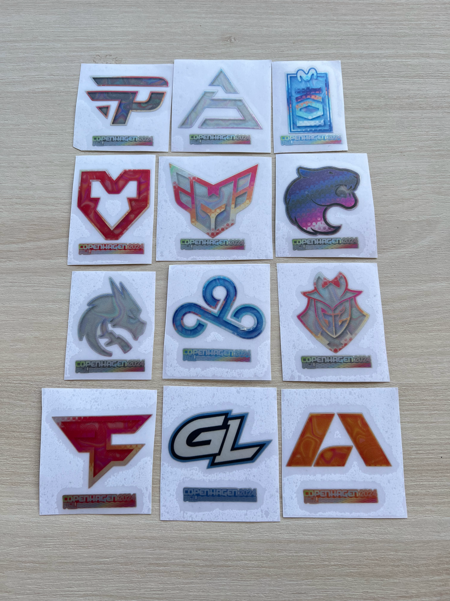 Major Copenhagen 2024 Holographic Teams